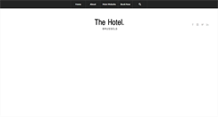 Desktop Screenshot of blog.thehotel-brussels.be
